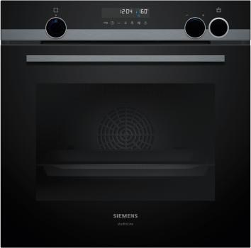 Siemens HR478G5B7F - iQ500, Backofen mit Dampfunterstützung, Schwarz, 60 x 60 cm, 5 Jahre Garantie!
